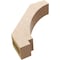 Ekena Millwork 3-inch W x 12-inch D x 12-inch H Imperial Rough Cedar Woodgrain TimberThane Knee Brace, Primed BRCUR03X12X12IMPRCPR - alternate 3
